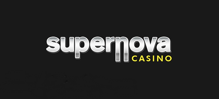 casino Supernova - black logotype